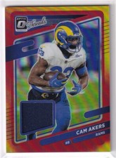 2021 Panini Donruss Optic Threads Football Cam Akers Patch