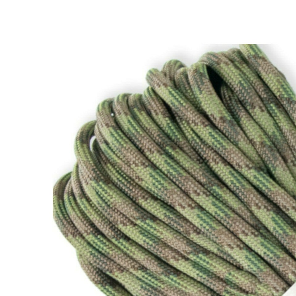 Paracord In Poliestere Da 4 Mm 550 15, 30 E 50 M - Corda Da Paracadute Antistrappo Di Tipo Iii Da 4 Mm Per La Sopravvivenza 100 Poliestere Con 7 Fili Colori Solidi 86967405 - Foto 6
