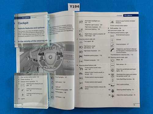 2017 BMW X6 35i 50i sDrive35i xDrive35i xDrive50i Owners Manual Owner Books Set - Picture 5 of 8