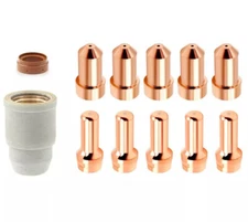 Plasma Electrode KP2844-1 Tip KP2844-3 Swirl Ring Shield for Lincoln LC65 Torch