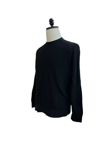 Tommy Bahama Mens Black Thermal Pullover Shirt M - Picture 2 of 7