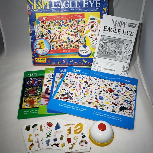 I Spy Eagle Eye Game Scholastic Briarpatch Complete AND I SPY SNAP Card Game EUC - Picture 3 of 7