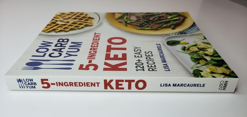Low Carb Yum 5 Ingredient Keto Recipes Paperback by Lisa Marcaurele New Cookbook - Picture 2 of 3