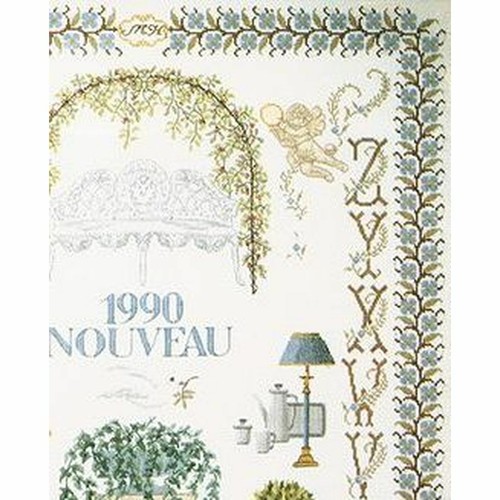 Cross-stitch kit Sampler 1990 Thea Gouverneur 1090A Aïda - Picture 4 of 10