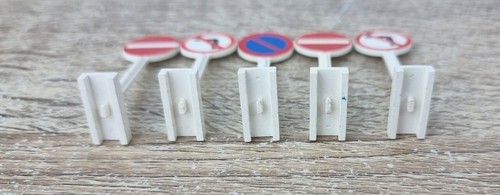 Lego Vintage Road Signs Joblot X 11 Stop Sign Roadworks Speed Limit Plus More.. - Picture 12 of 15