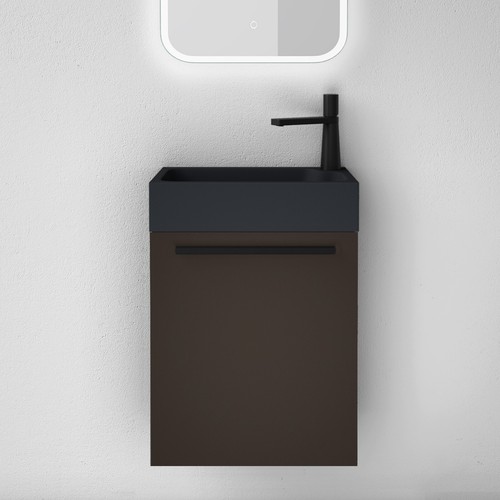 Badmöbel set Gäste Wc Waschbeckenunterschrank Waschtisch mit Unterschrank Pisa - Bild 19 von 32