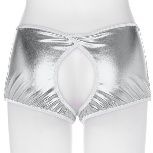 Damen Spitzenhöschen Schritt offen Boyshort Slip Unterwäsche Sicherheit Short Shapewear - Bild 94 von 116