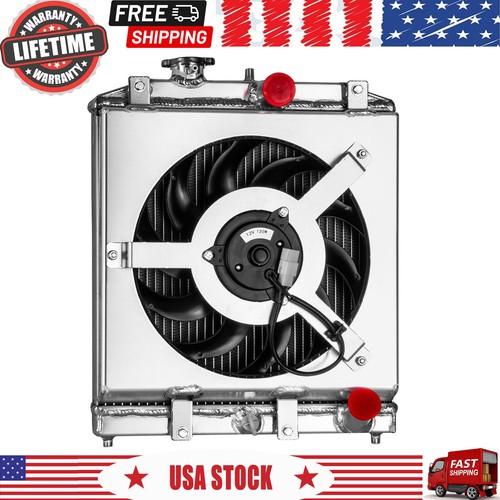 Ventilador de cubierta de radiador de 3 filas para Honda CIVIC D15 D16 EK EG INTEGRA 1992-2000 1999 - Imagen 1 de 12