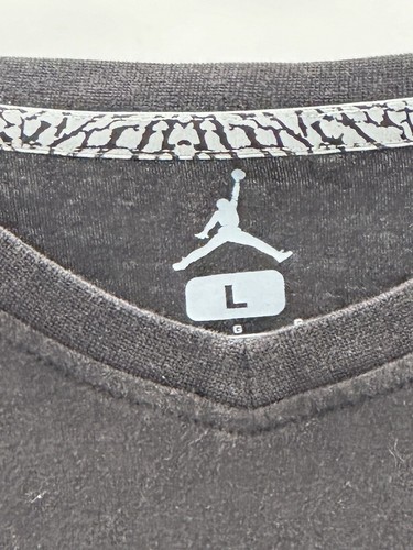 Nike Air Jordan Jumpman RETRO pocket T-Shirt Large 12-13 youth Black basketball - Picture 3 of 5