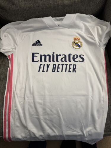 Luis Figo Autographed Hand Signed Real Madrid Adidas Soccer Jersey with BAS COA - Picture 3 of 3