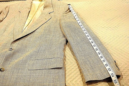 Men's off-white/beige sport coat - Dillard's label - Picture 9 of 12