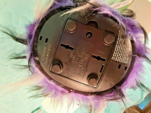 GRUMBLIES Purple BOLT Pet Monster 6" Interactive Battery Operated Talks Shakes - Picture 12 of 12