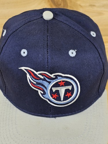 Tennessee Titans Hat Cap Snap Back NFL Gray Blue Football Youth Game Day Vintage - Picture 4 of 8