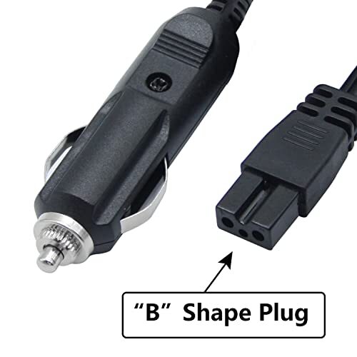 12V Car Cooler Plug Power Cable,Mini Fridge Cool Replacement Power Extension - Picture 3 of 7