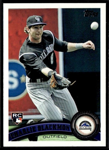 2011 Topps Update Charlie Blackmon RC Colorado Rockies #US231 - Picture 1 of 2
