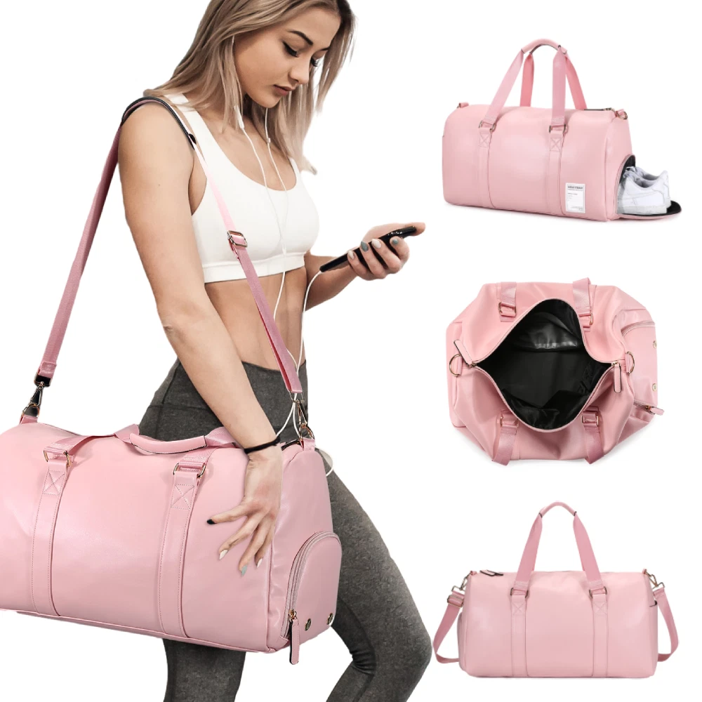 Womens leather weekender bag outlet