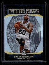 2020 Donruss Optic #10 David Robinson Silver Prizm Winner Stays Holo Mint+ New
