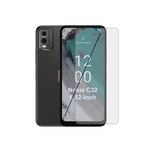 Protector de pantalla de teléfono de vidrio templado para Nokia C32 - Imagen 8 de 24
