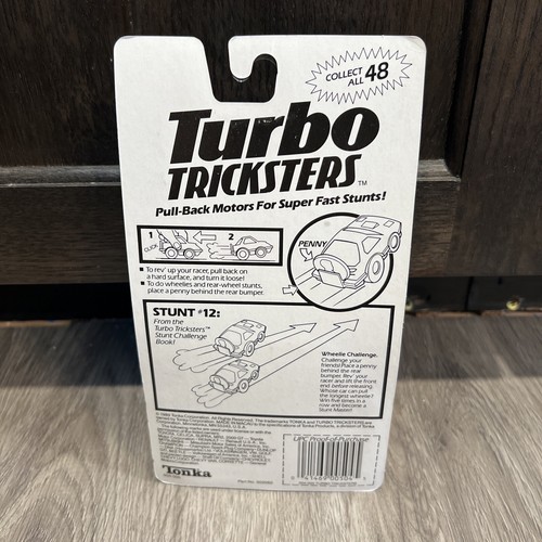 1989 Tonka Turbo Tricksters Chevrolet Corvette Factory Sealed Package Near Mint - Picture 4 of 6