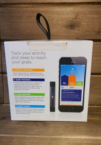 UP2 by Jawbone Sleep and Activity Tracker Bluetooth Wristband Fitness - Black - Picture 2 of 6
