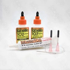 Labelle #1001 Model Train Lubrication Kit – 3-Pack for HO & Larger Scale Trains