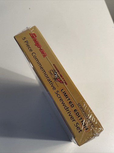 Snap On Tools CHEVY CORVETTE 50th Ann 5pc Commemorative Screwdriver Set Sealed - Imagen 6 de 9