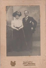 PHOTO CDV - Couple - Naples (Philoso)