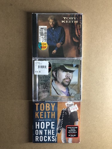 Toby Keith 3 CD Lot Hope on the Rocks Deluxe Edition Self Titled & White Trash - Picture 1 of 2