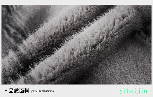 Men's Single Breasted Short Soft Faux Fur Jackets Coats Warm Clothes Collared SZ - Picture 18 of 26