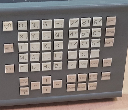UNITÀ FANUC 9" CRT/MDI SERIE 18-M TIPO A02B-0120-C051/MAR CON TOSHIBA E8069PDA-CD - Foto 8 di 19