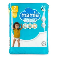 Aldi Mamia Size 7 Baby Dry Nappies Diaper - Pack of 22 - Worldwide Shipping ABDL