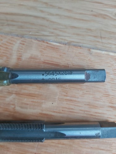 0,5645" 26tpi Norman +0,0015 +0,002 Maschinengewindebohrer HSS - SA111 - Bild 3 von 3