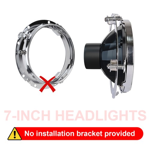 For 58-75 Chevy Impala El Camino 4PCS 5.75" 5 3/4 LED Headlights Halo DRL Hi/Lo - Picture 9 of 15