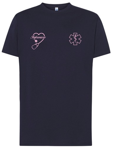 T-SHIRT PROFESSIONI SANITARIE - abbigliamento da lavoro - 100% COTONE - Foto 2 di 4