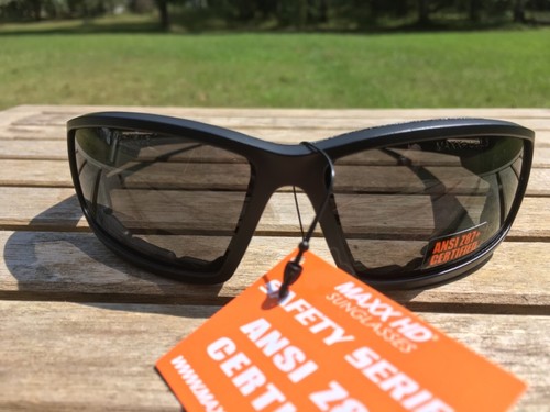 Maxx Motorrad Zulu Sonnenbrille schwarz rauchfarbene Gläser Schaumstoffpolsterung ATV-Brille - Bild 11 von 12