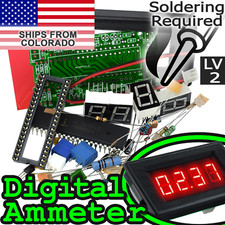 EQKIT® ICL7107 Digital Ammeter (0~2amp) [SOLDERING REQUIRED] DIY Kit