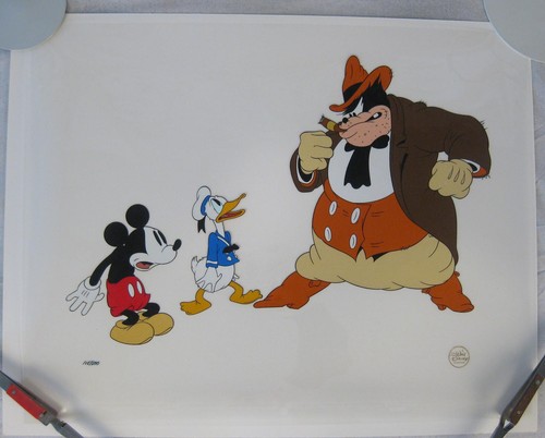 Moving Day Mickey, Donald, Pete Limited Edition Cel 115/500 Villains Disney MINT - Picture 3 of 5