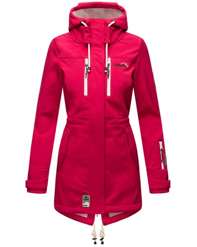 Marikoo Zimtzicke Damen Softshell Outdoor Jacke Übergangs Funktions Regen Mantel - Bild 71 von 218