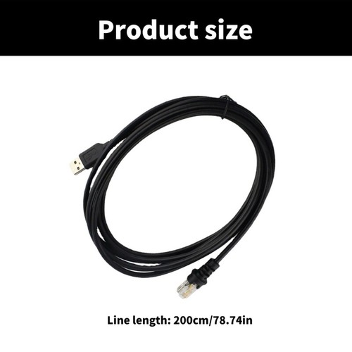 USB Scanner Connection Cable 2M For MS7120 MS9590 MS1690 MS5145 MS9540 - Afbeelding 8 van 8