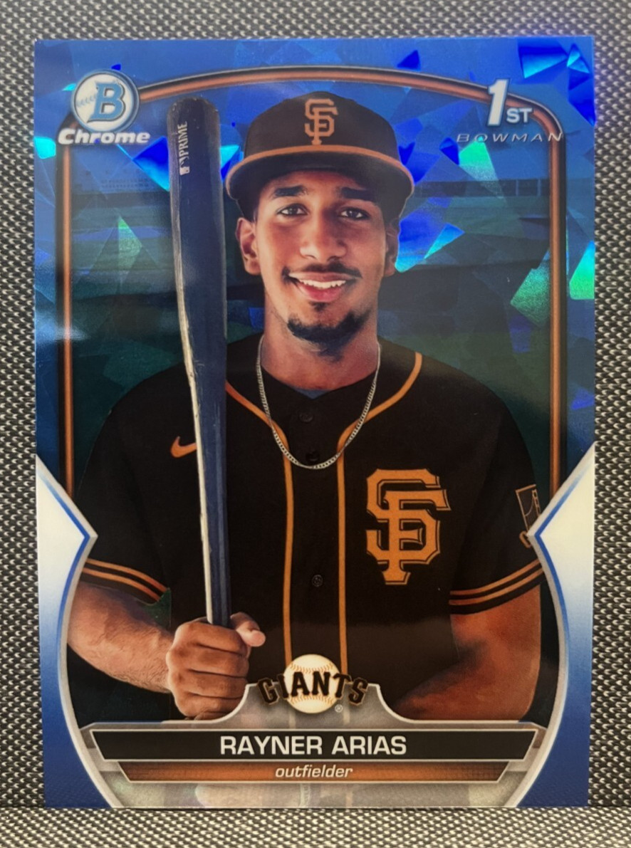 2023 Bowman Chrome Sapphire Rayner Arias #BCP-222 - San Francisco Giants