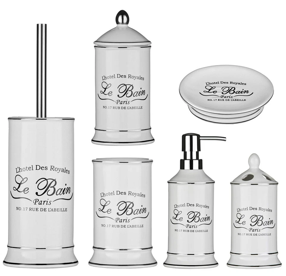 Le Bain Bathroom Accessories Soap Dish Lotion Dispenser Toilet Brush Holder Tumb - Image 1 of 1