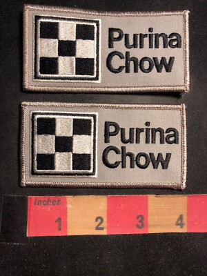 Lot Of 2 Farmer PURINA CHOW Advertising Patch C009 Lot Of 2 Farmer PURINA CHOW Advertising Patch C009
