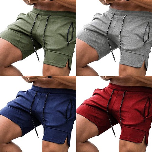 Men's Sports Training Running Bodybuilding Workout Fitness Shorts Gym Pants Work - Picture 4 of 15