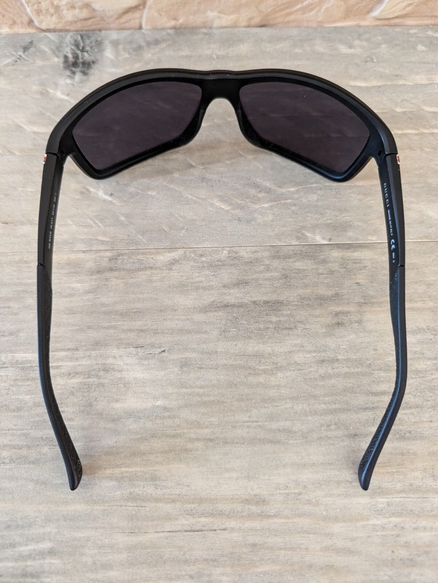 GUCCI ブラックサングラス Gucci Sport Sunglasses GG1041S Matte Black Men's glasses