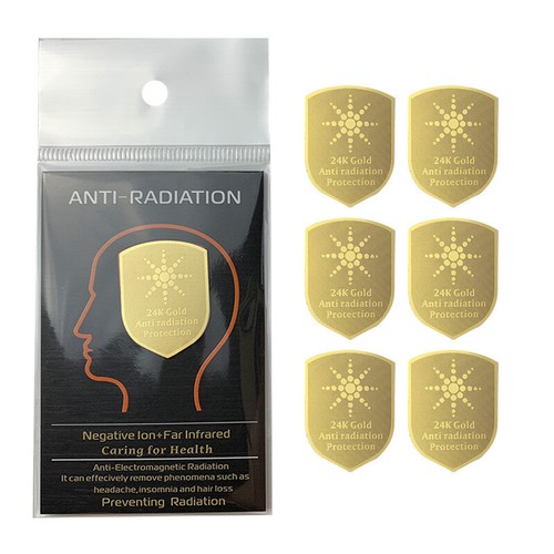 10X Anti Radiation Protection EMF EMR Shield Sticker Phone Radiation Blocker 24k - 第 9/11 張圖片