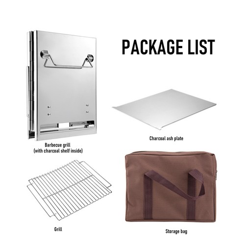 Faltbar Campingkocher Edelstahl Holzofen Taschenofen Picknick Notkocher Ofen DHL - Bild 9 von 12
