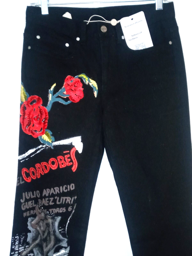 ICEBERG Gilmar Made in Italy Designer Jeans Jewels Gr. 24 RAR '07 Schrittlänge 34"