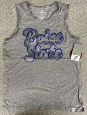 NWT Boise State Broncos BSU Colosseum Gray Tank Top Shirt Women's M