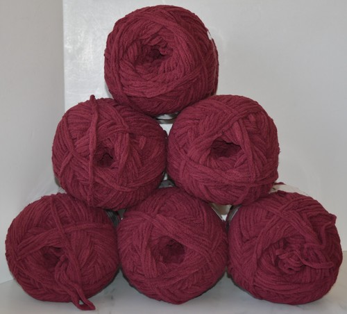 Menge 6 Bernat Decke Yarnspirations Lila Pflaume 10,5 Unzen 220 Yards pro Stück NEU - Bild 7 von 7
