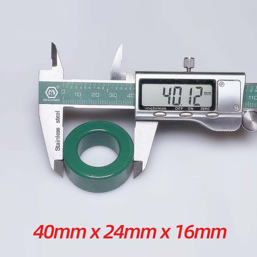 Anti-interference Manganese Zinc Ferrite Rings Toroid Green / Bare Iron Core - Zdjęcie 18 z 23